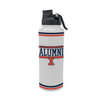 34oz Illinois Fighting Illini Alumni Aqua Bottle