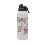 Boston College Eagles 34oz Campus Line Art Aqua Bottle