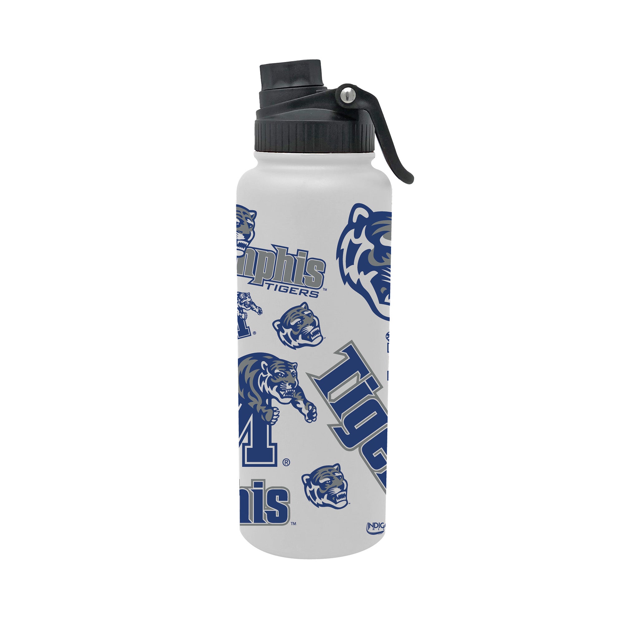 Memphis Tigers 34oz Stainless Steel Medley Aqua Bottle