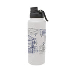 Xavier Musketeers 34oz Campus Line Art Aqua Bottle