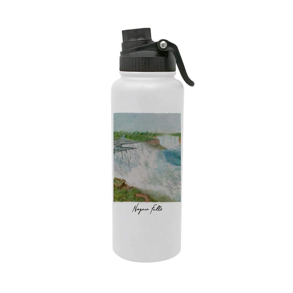 Niagara Falls National Park 34oz Aqua Bottle by Laura Wilcox