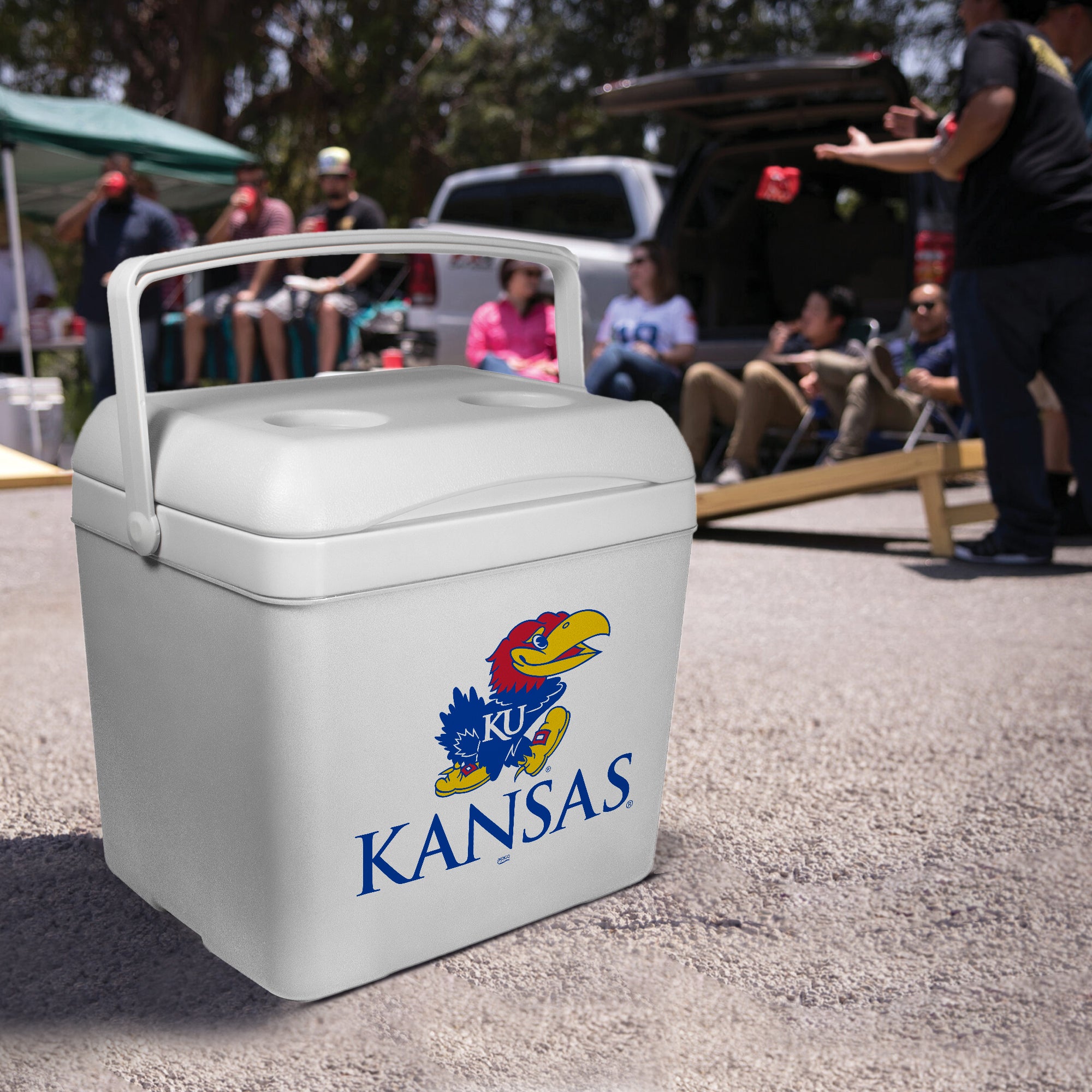 16qt Kansas Jayhawks Tailgate Cooler