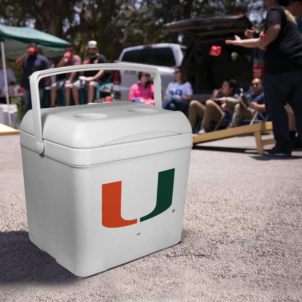 16qt Miami Hurricanes Tailgate Cooler