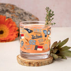 Set of 2 North Carolina Tar Heels 14oz Local Rocks Glasses