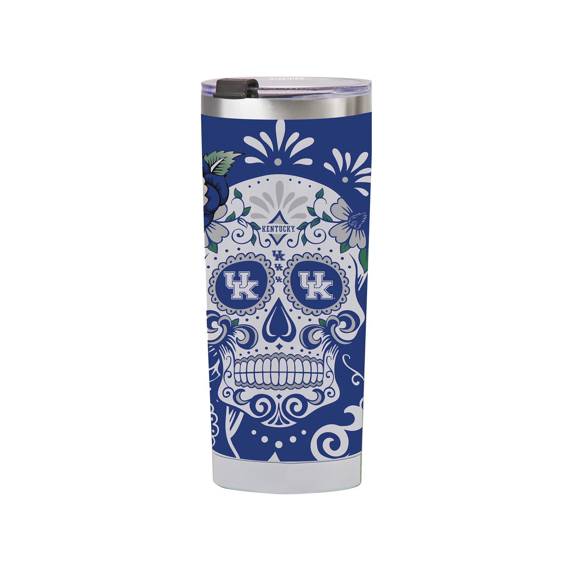 Kentucky Wildcats 24oz Dia de los Muertos Tumbler
