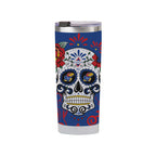 Kansas Jayhawks 24oz Dia de los Muertos Tumbler