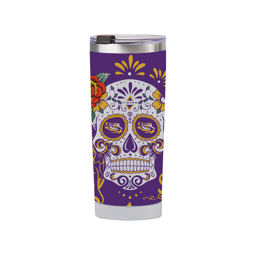 LSU Tigers 24oz Dia de los Muertos Tumbler
