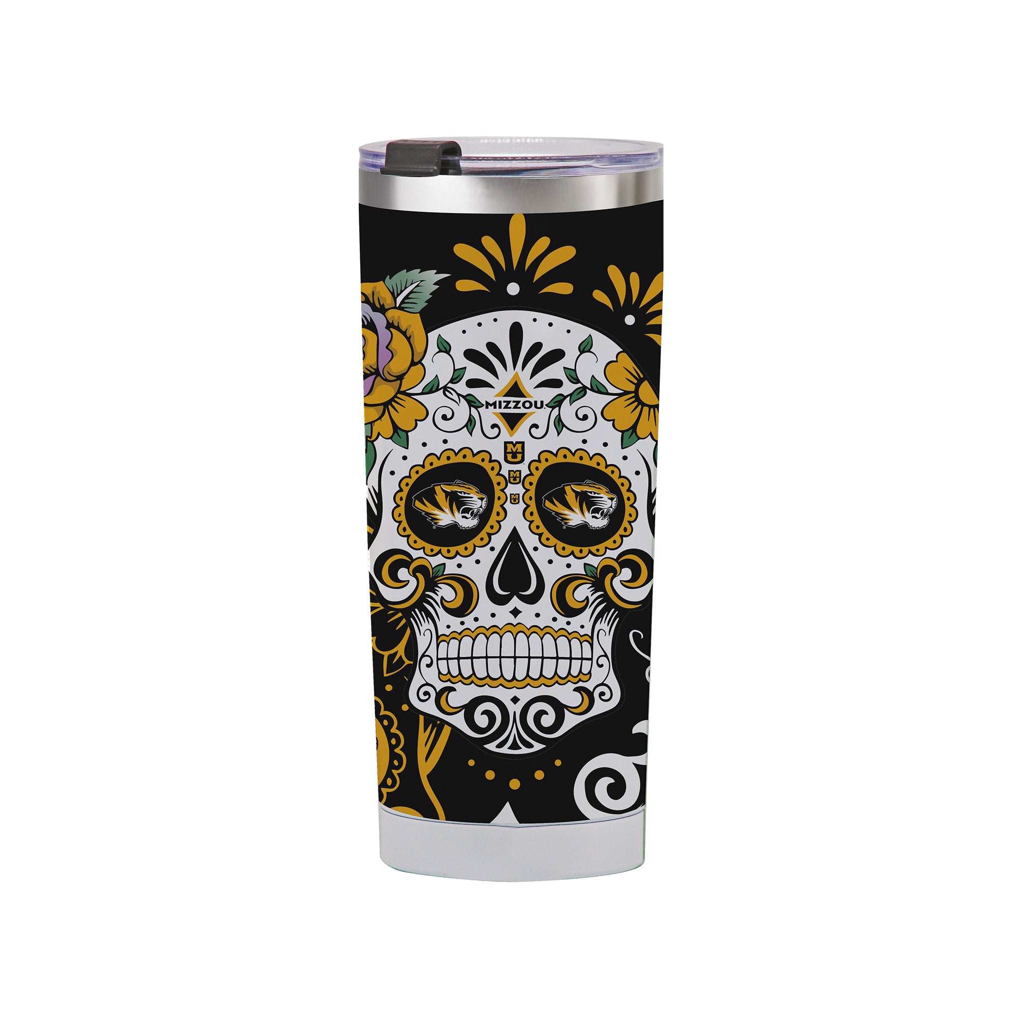 Missouri Tigers 24oz Dia de los Muertos Tumbler