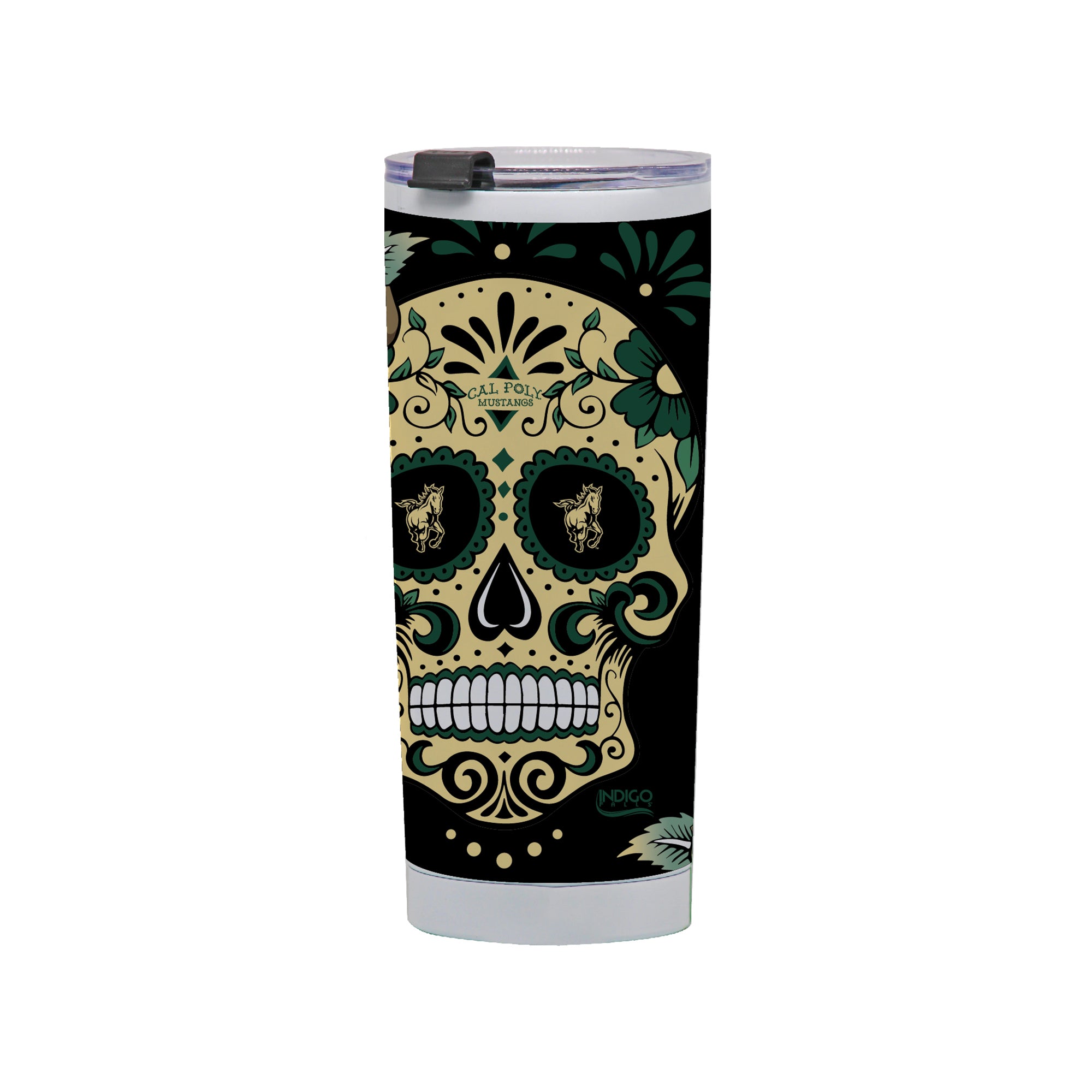 Cal Poly Mustangs 24oz Dia de los Muertos Tumbler