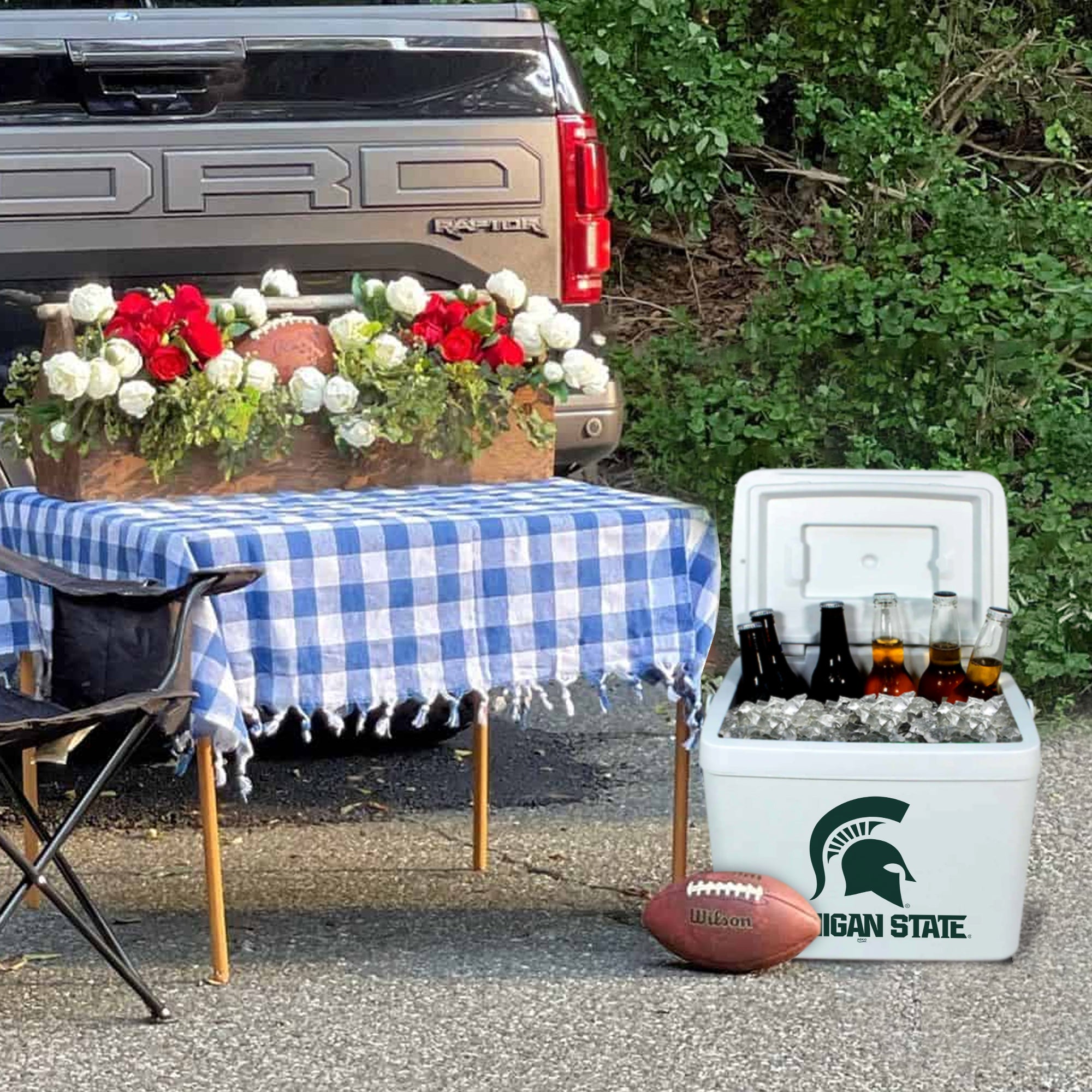 16qt Michigan State Spartans Tailgate Cooler