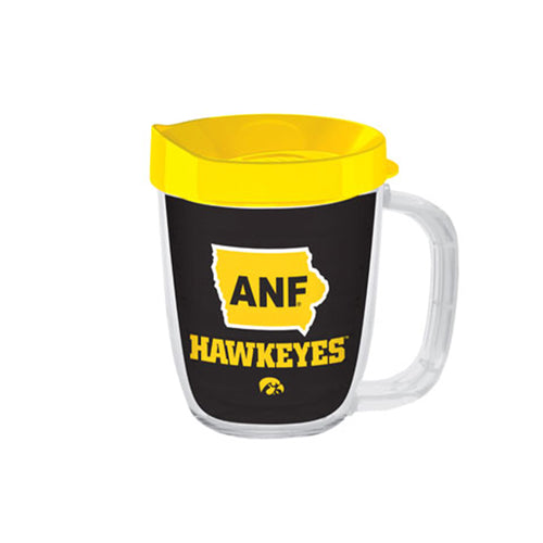 12oz Iowa Hawkeyes ANF Tritan Mug