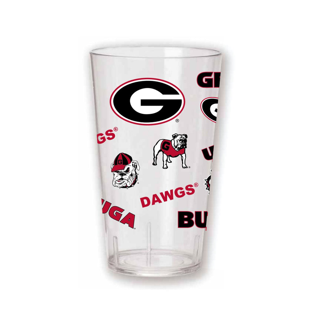 Set of 4 Georgia Bulldogs 24oz Tritan Tumblers