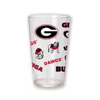 Set of 4 Georgia Bulldogs 24oz Tritan Tumblers