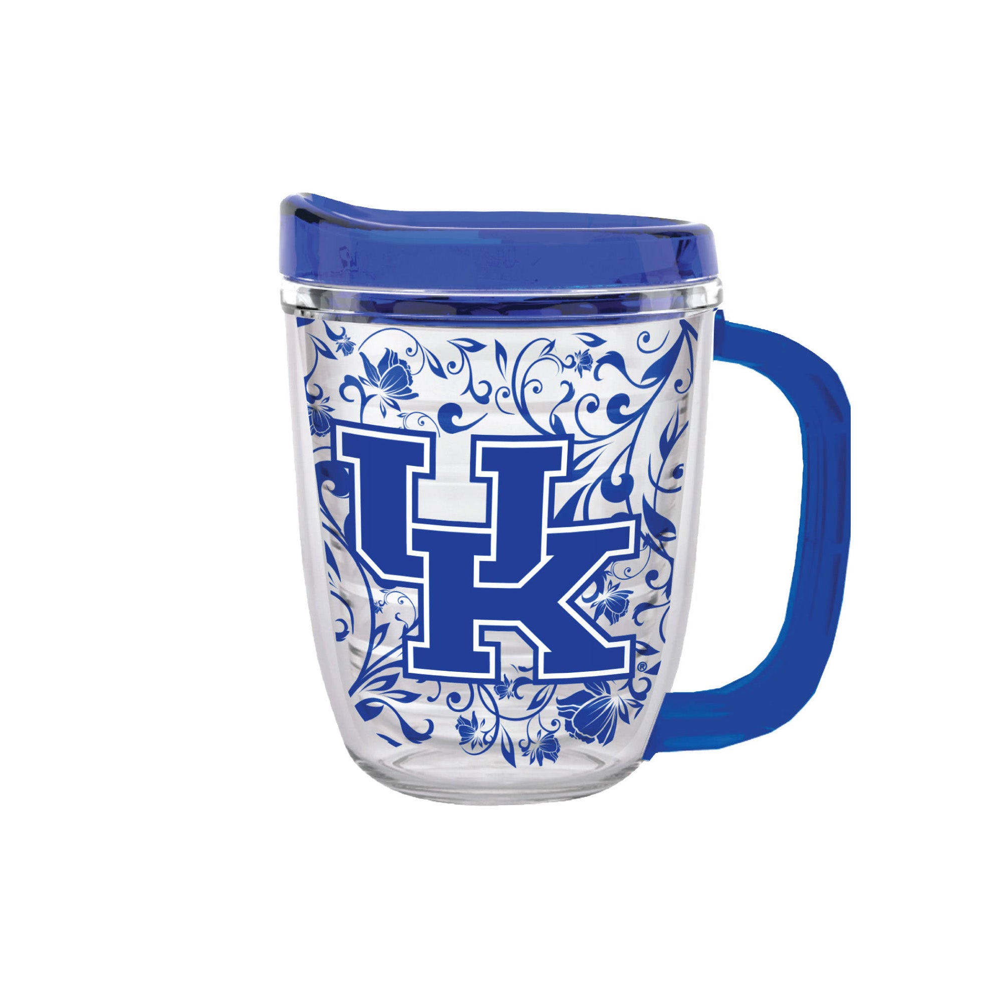12oz Kentucky Wildcats Floral Tritan Mug