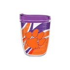 12oz Clemson Tigers Slash Tritan Tumbler