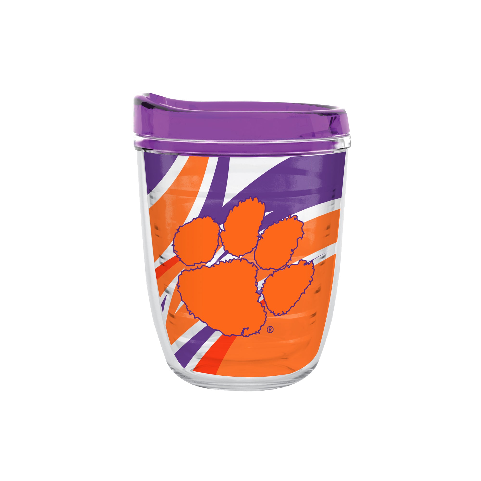 12oz Clemson Tigers Slash Tritan Tumbler