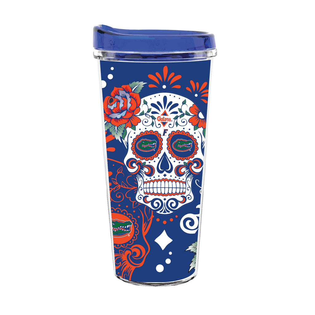 22oz Florida Gators Dia de los Muertos Tritan Tumbler