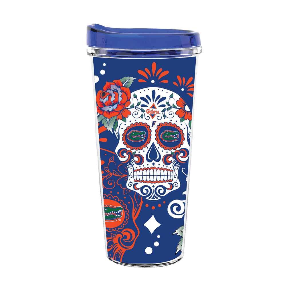 22oz Florida Gators Dia de los Muertos Tritan Tumbler