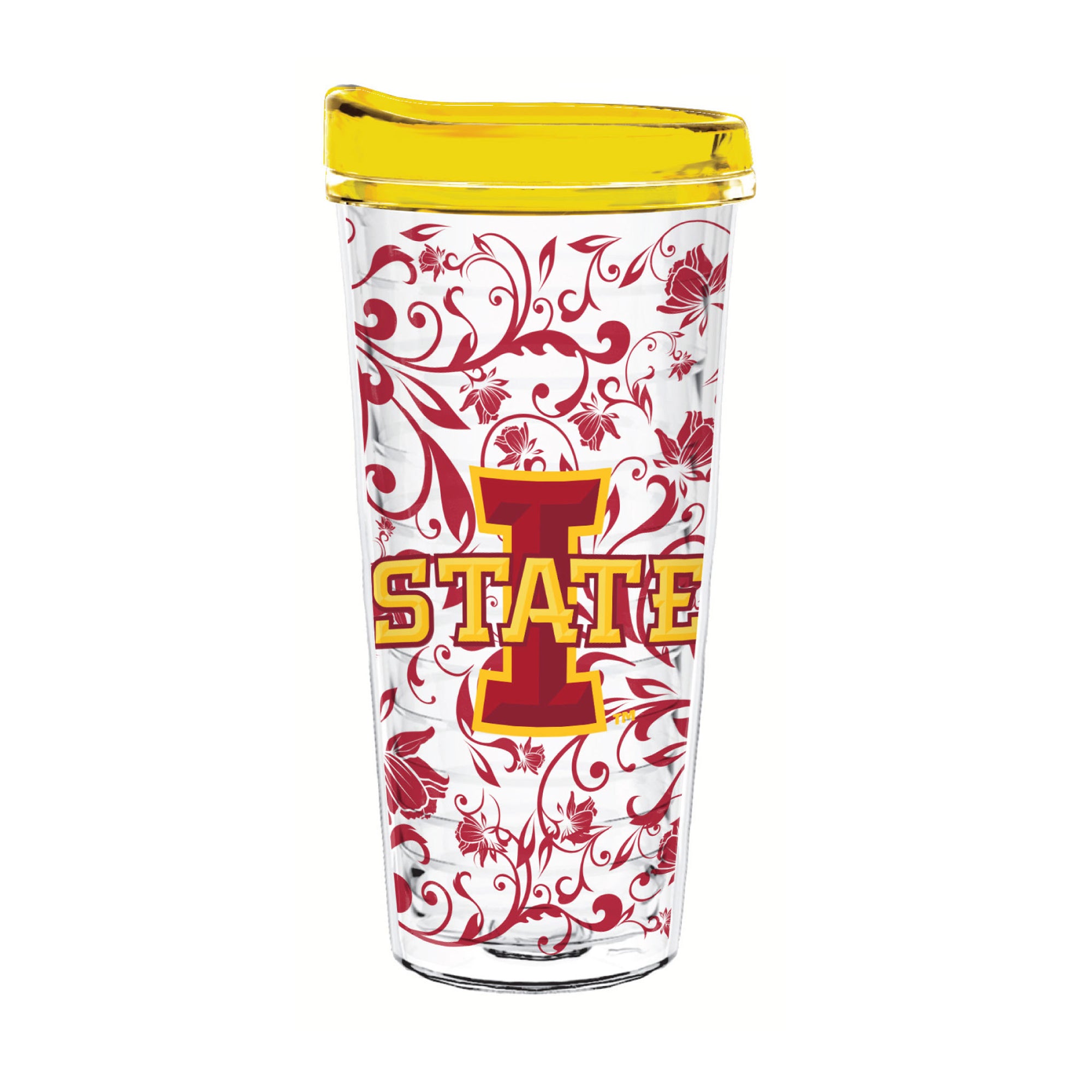 22oz Iowa State Cyclones Floral Tritan Tumbler