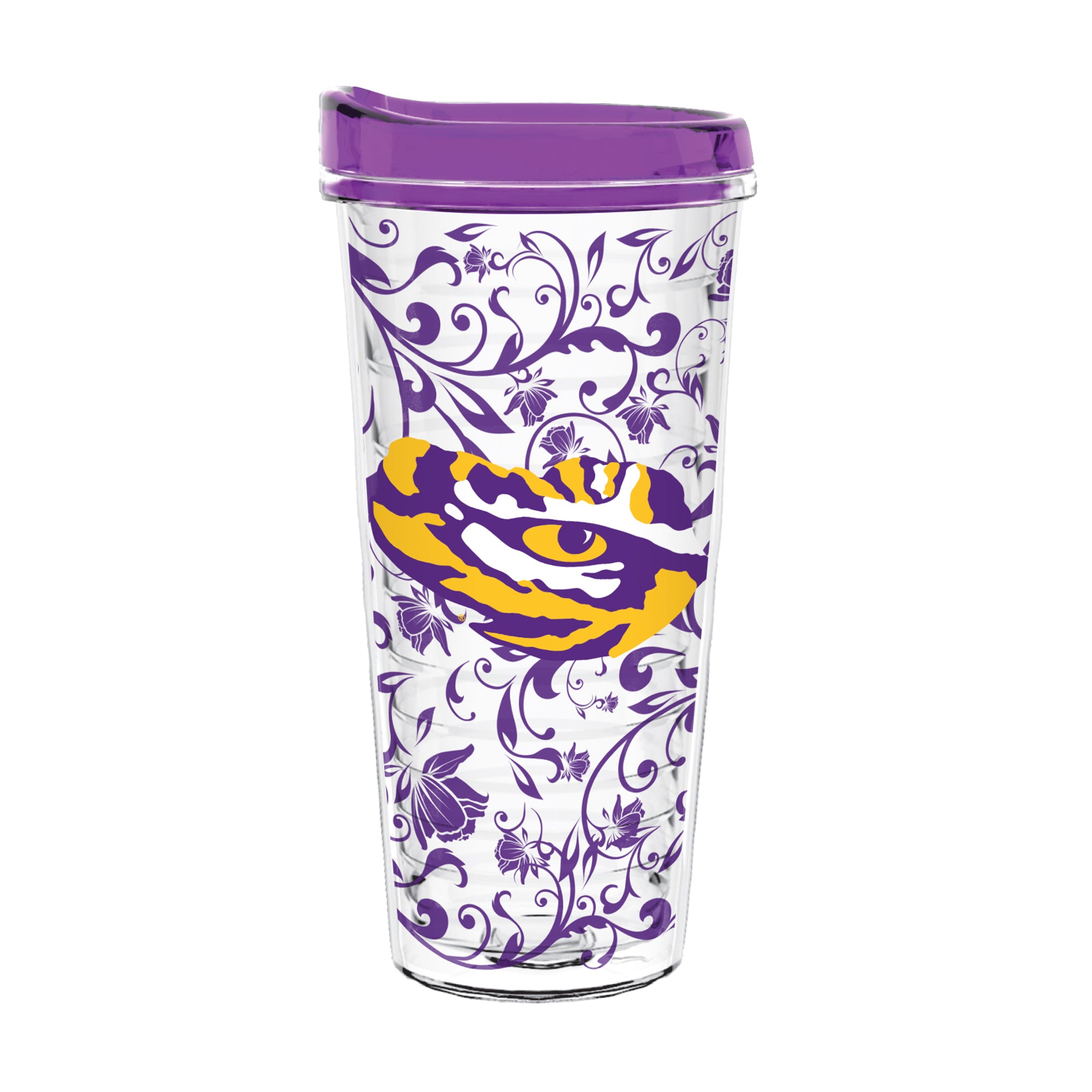 22oz LSU Tigers Floral Tritan Tumbler