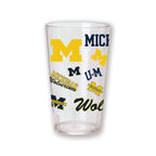 Set of 4 Michigan Wolverines 24oz Tritan Tumblers