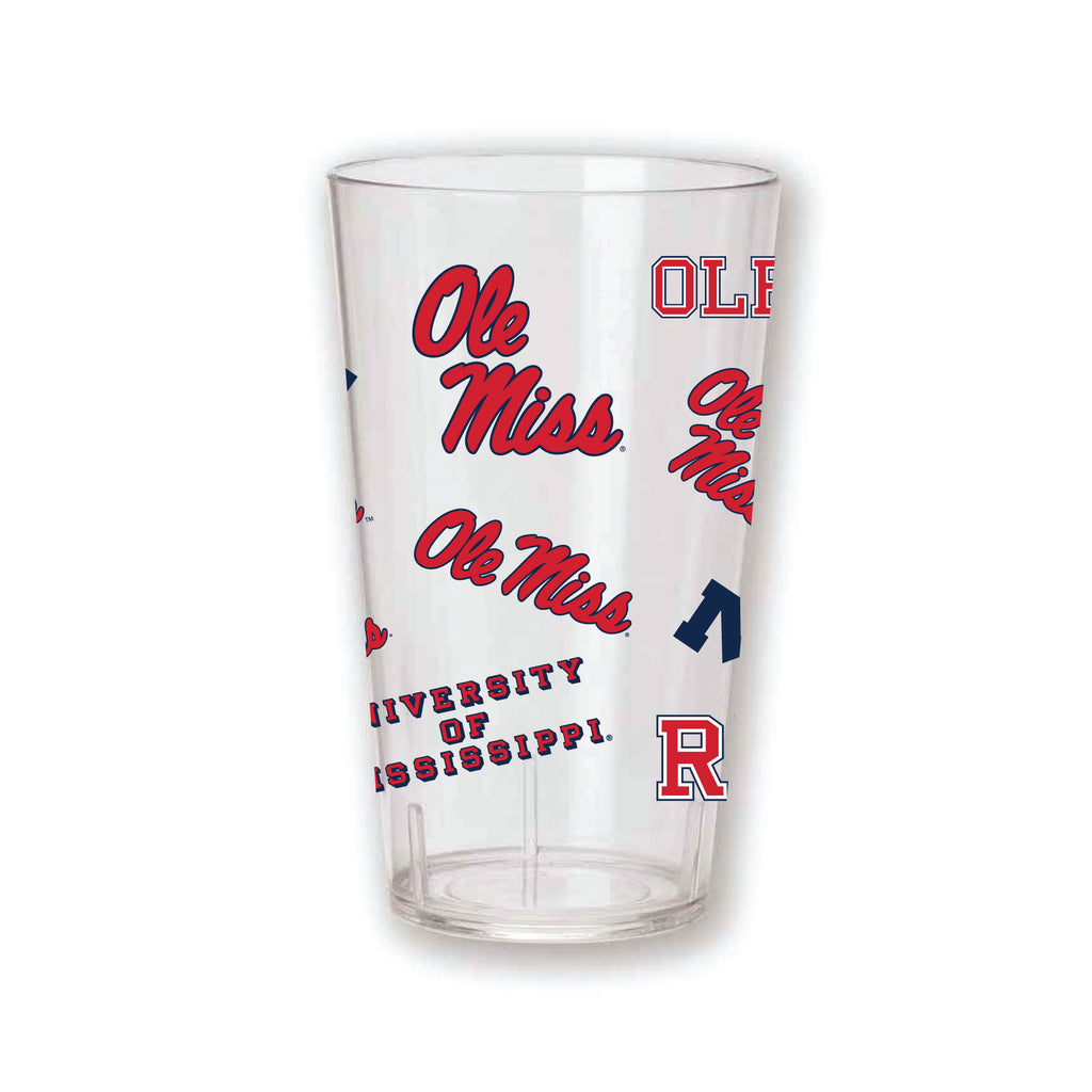 Set of 4 Ole Miss Rebels 24oz Tritan Tumblers