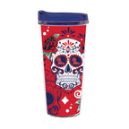 22oz Ole Miss Rebels Dia de los Muertos Tritan Tumbler