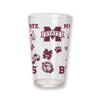 Set of 4 Mississippi State Bulldogs 24oz Tritan Tumblers