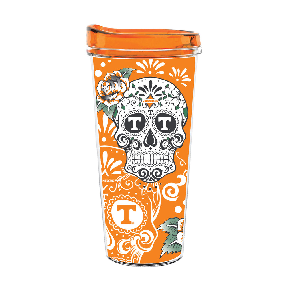 22oz Tennessee Volunteers Dia de los Muertos Tritan Tumbler
