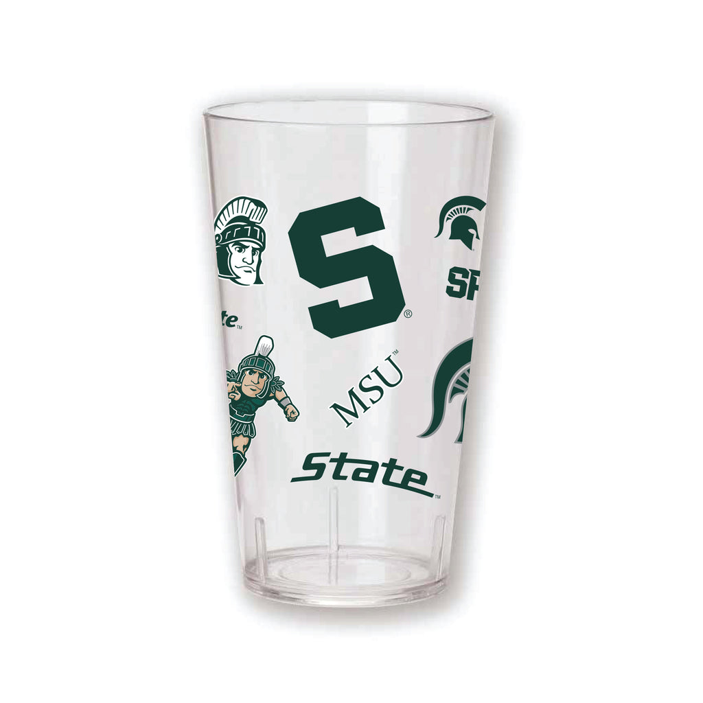 Set of 4 MICHIGAN ST MEDLEY 24oz Tritan Tumblers