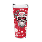 22oz Wisconsin Badgers Dia de los Muertos Tritan Tumbler