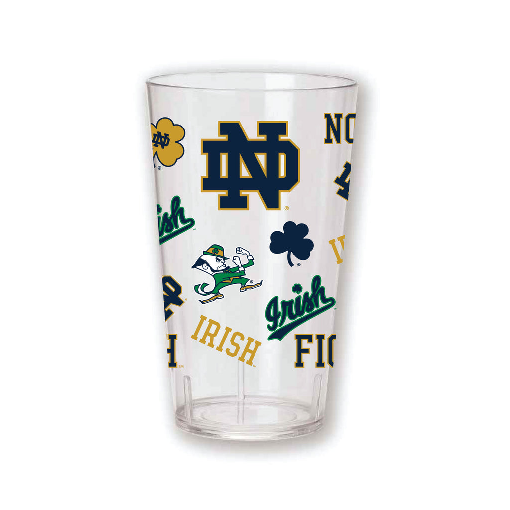 Set of 4 NOTRE DAME MEDLEY 24oz Tritan Tumblers