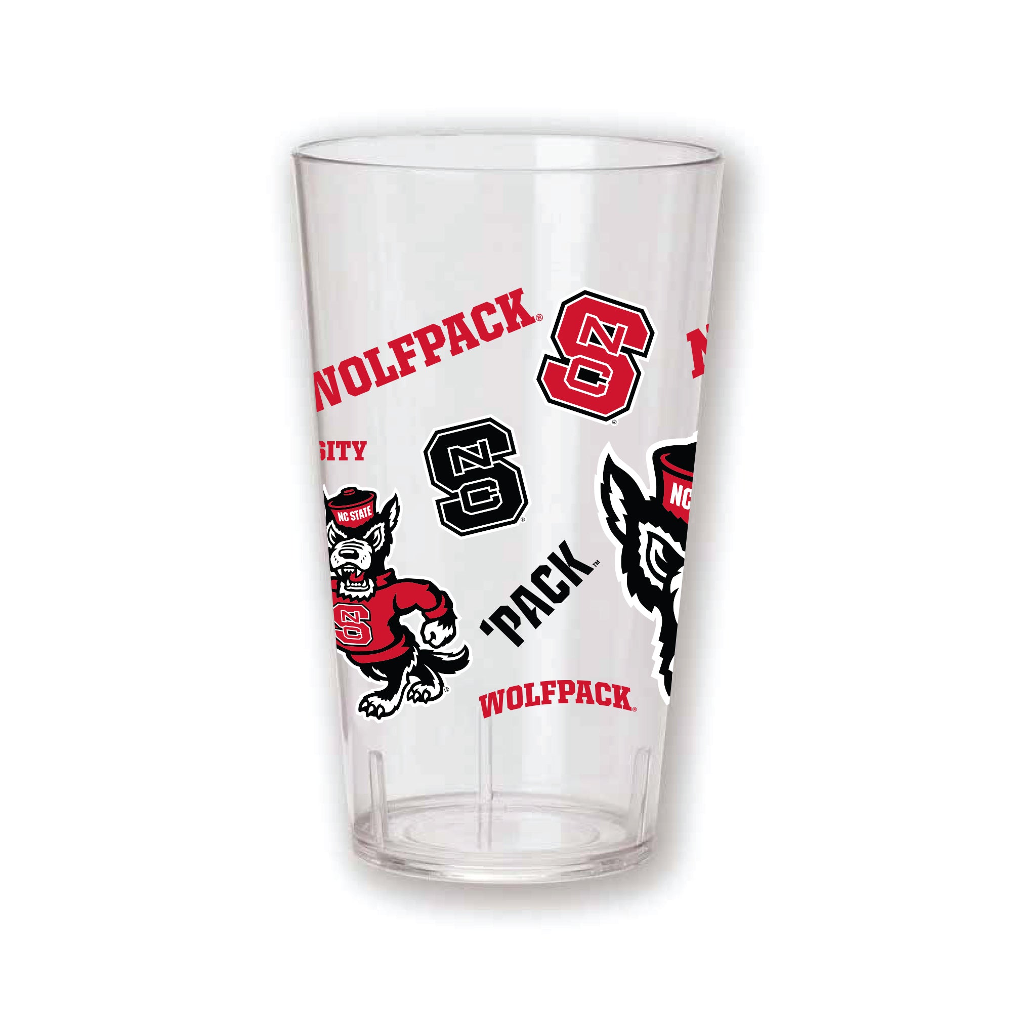 Set of 4 NC ST MEDLEY 24oz Tritan Tumblers