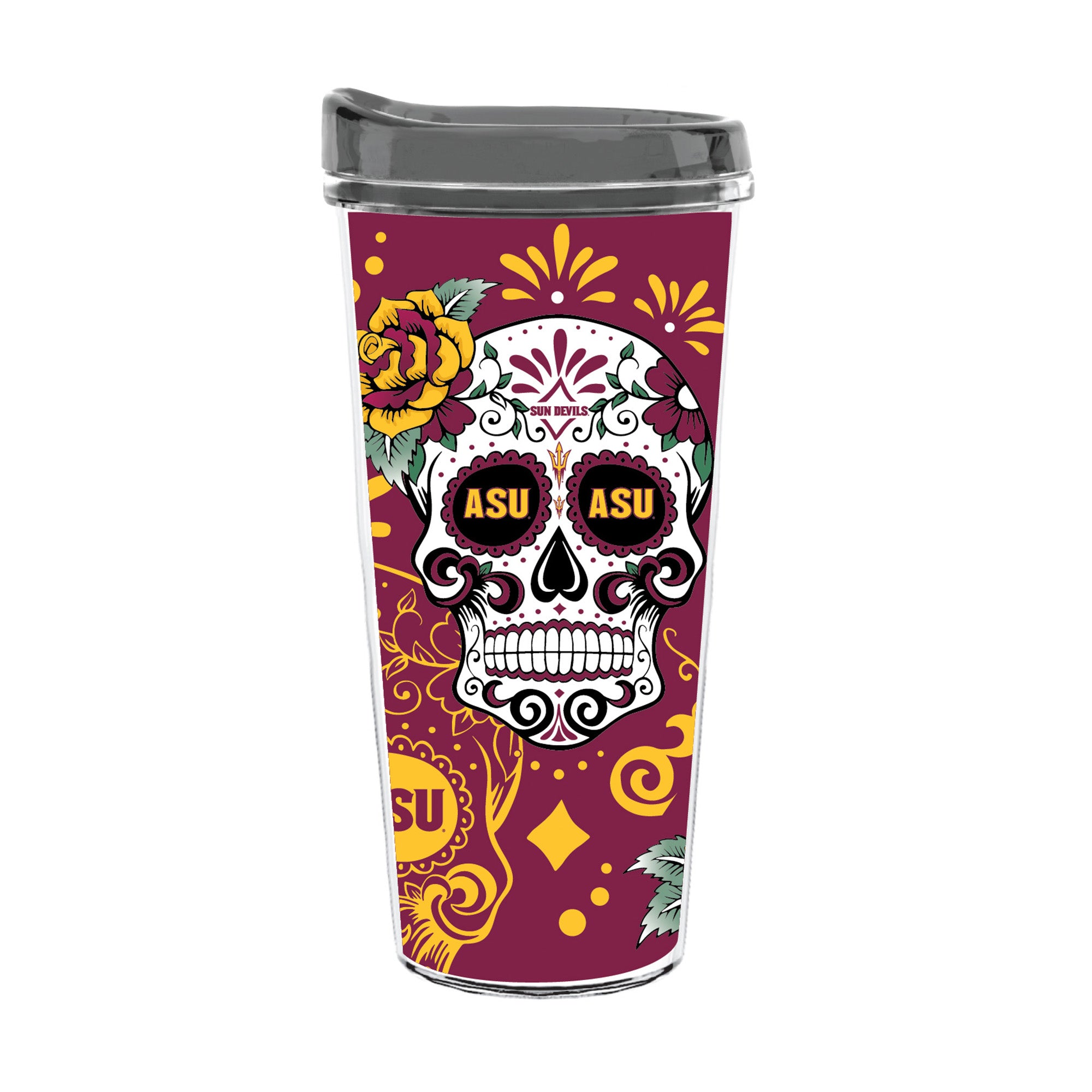 22oz Arizona State Sun Devils Dia de los Muertos Tritan Tumbler