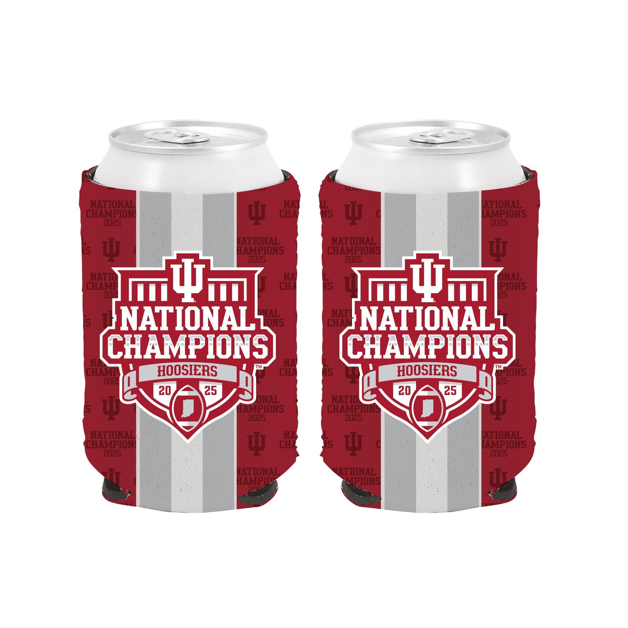 2025 CFP Football National Champions Indiana Hoosiers 2-Pack Pocket Coolie