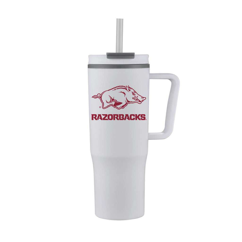 30oz Arkansas Razorbacks White Aire Tumbler