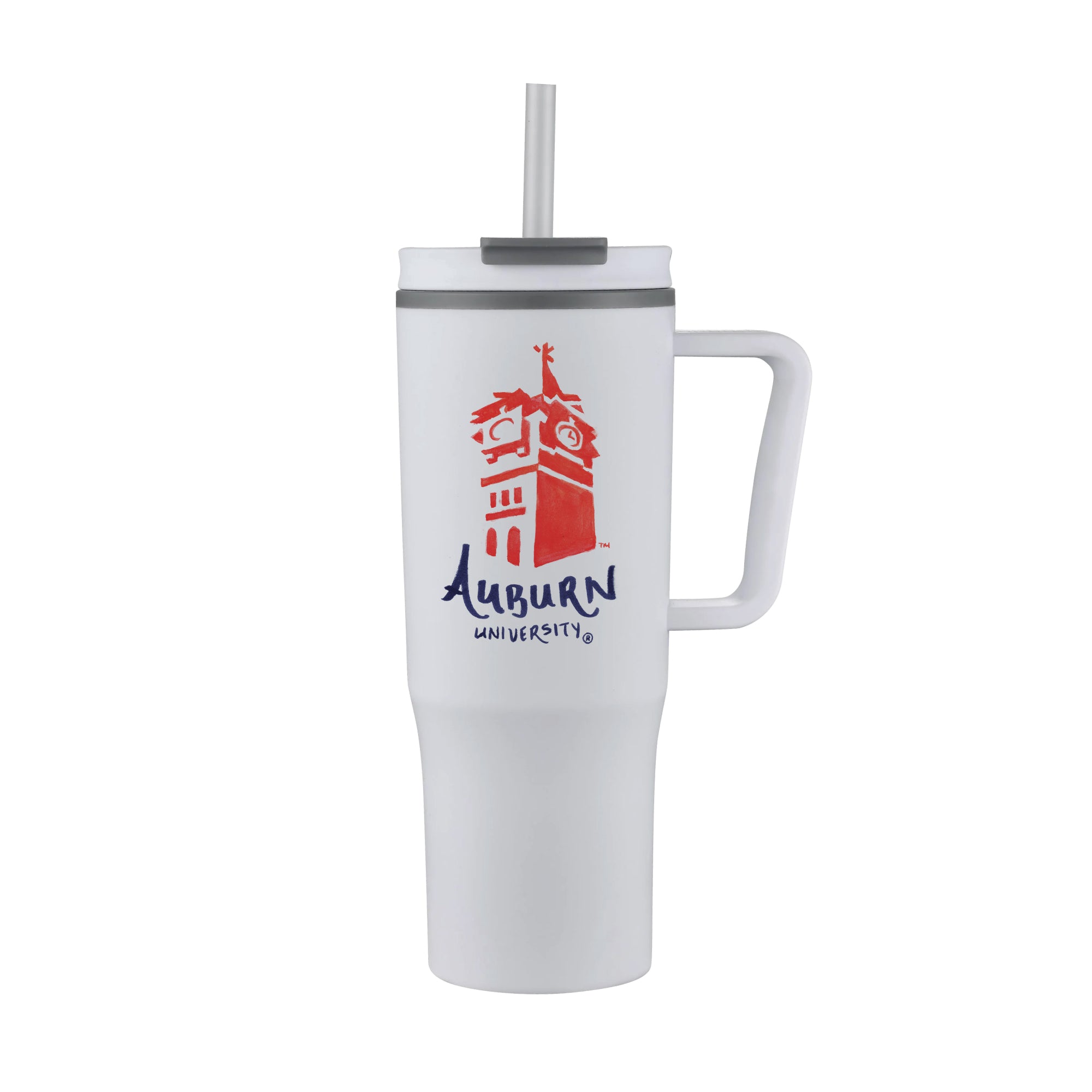 30oz Auburn Tigers White Aire Tumbler