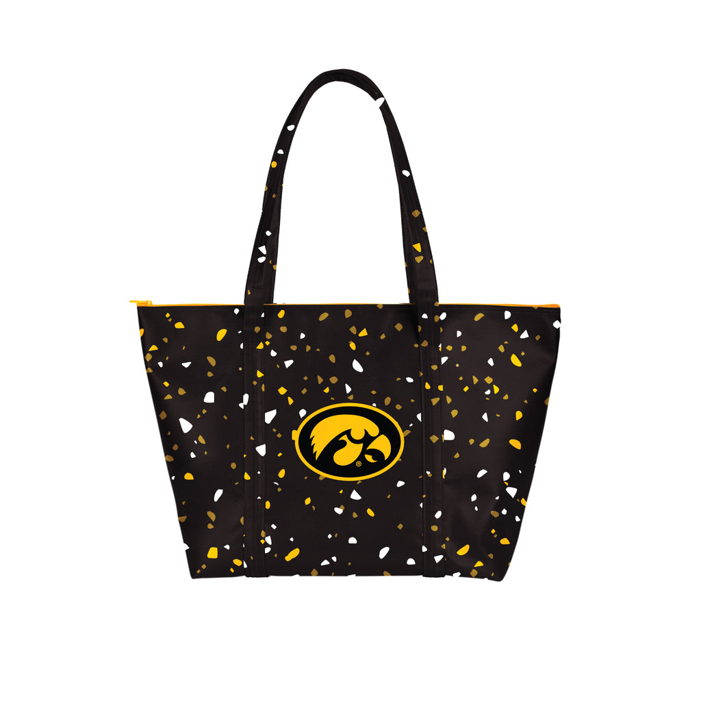 Iowa Hawkeyes Terrazzo Weekender Tote Bag