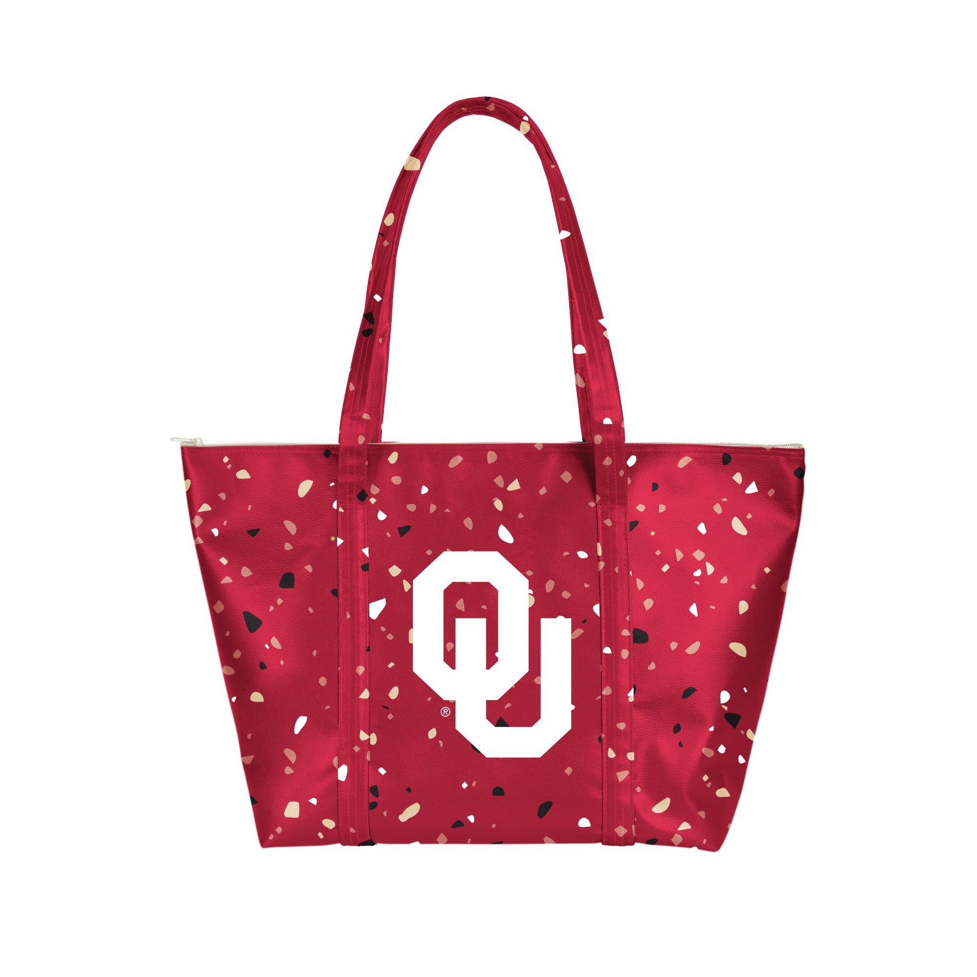 Oklahoma Sooners Terrazzo Weekender Tote Bag