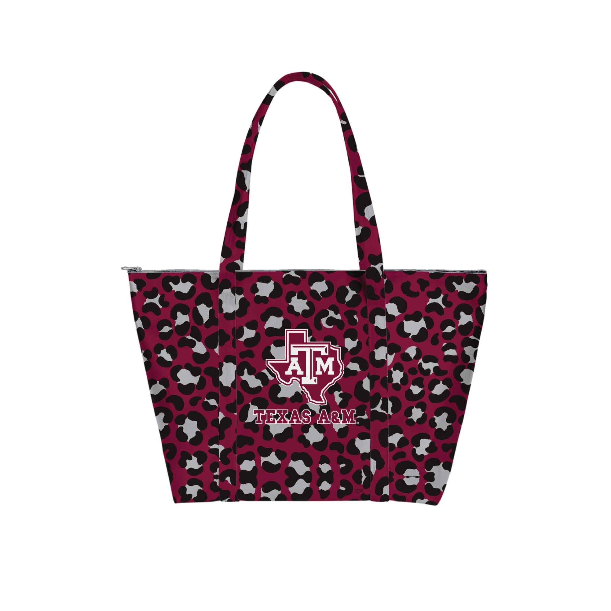 Texas A&M Aggies Leopard Weekender Tote Bag