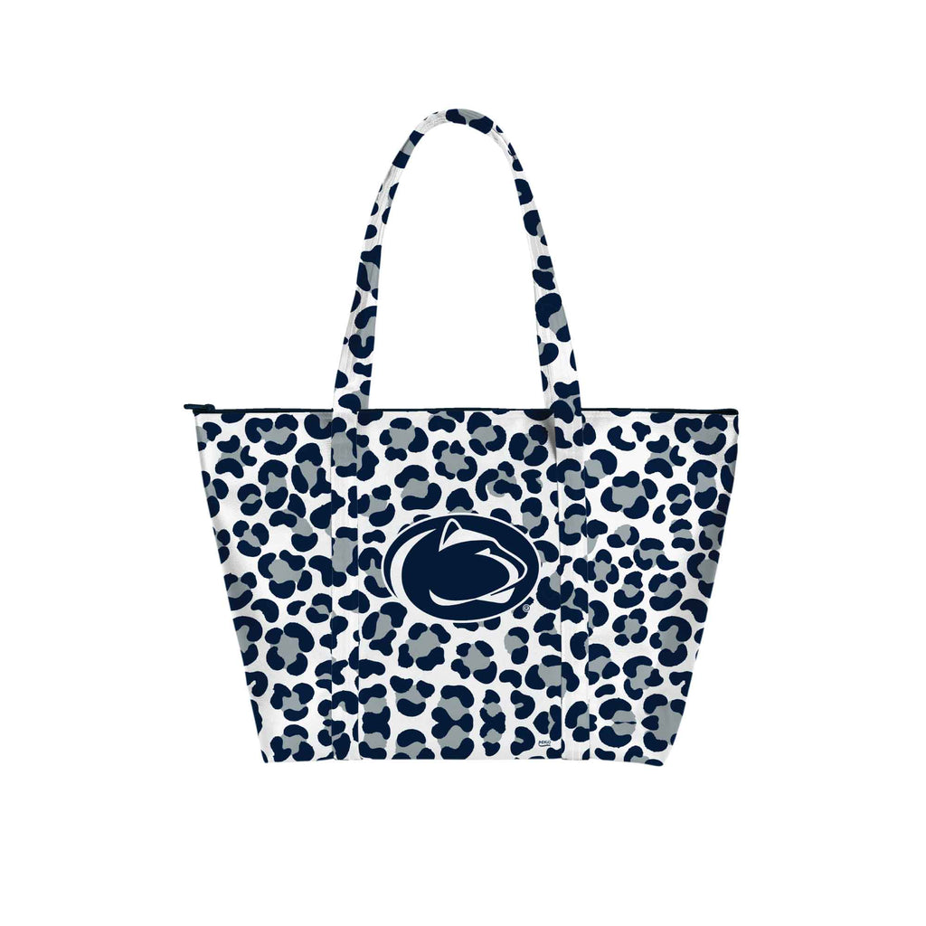 Penn State Nittany Lions leopard weekender tote bag