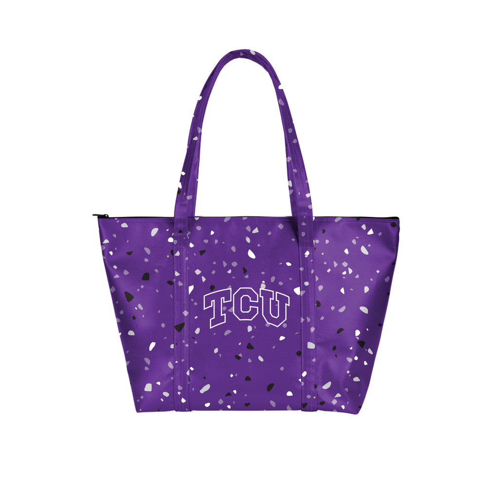 TCU Horned Frogs Terrazzo Weekender Tote Bag