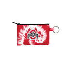 Ohio State Buckeyes tie-dye keyring wallet