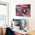 Georgia Bulldogs Mosaic Poster 12" x 18"
