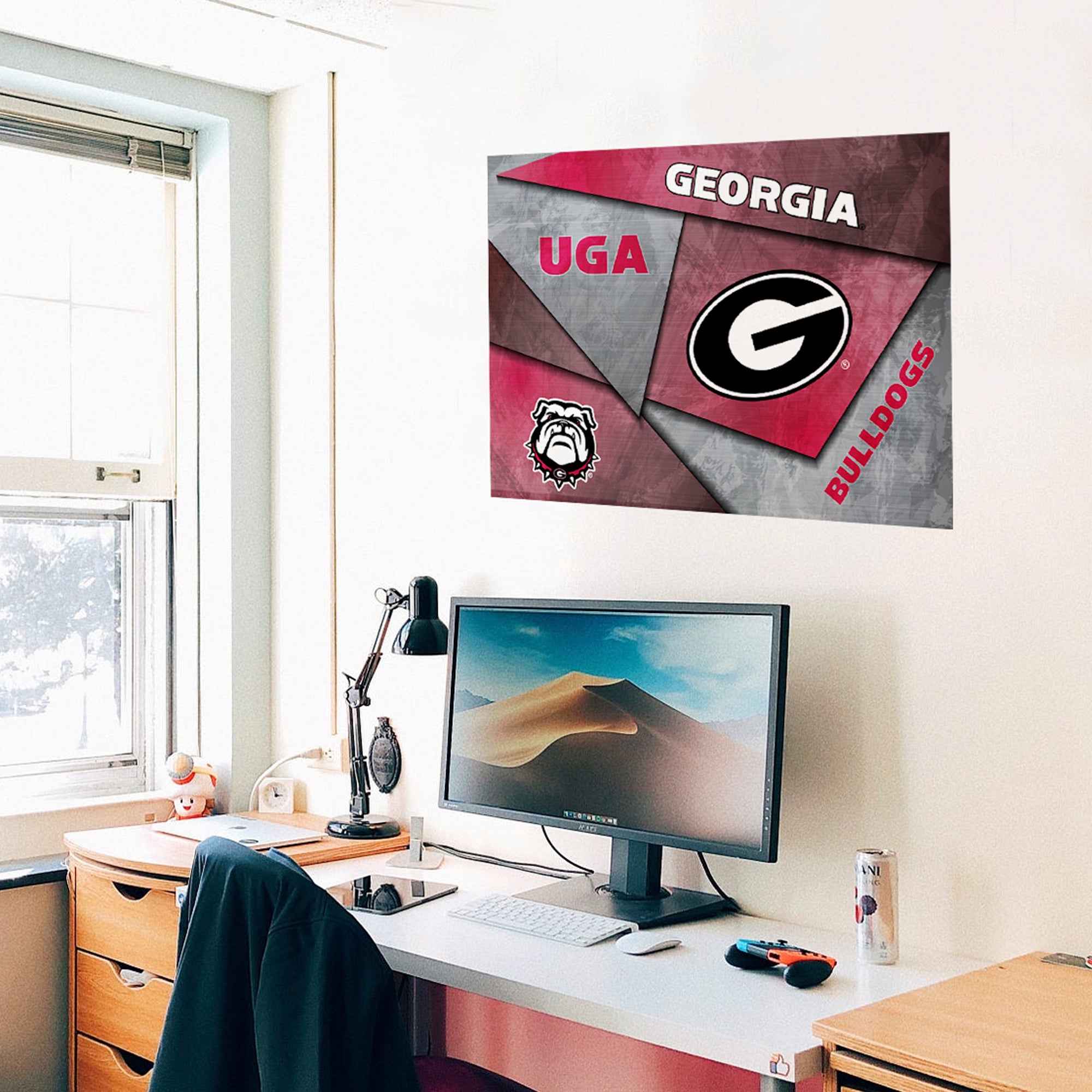 Georgia Bulldogs Mosaic Poster 12" x 18"