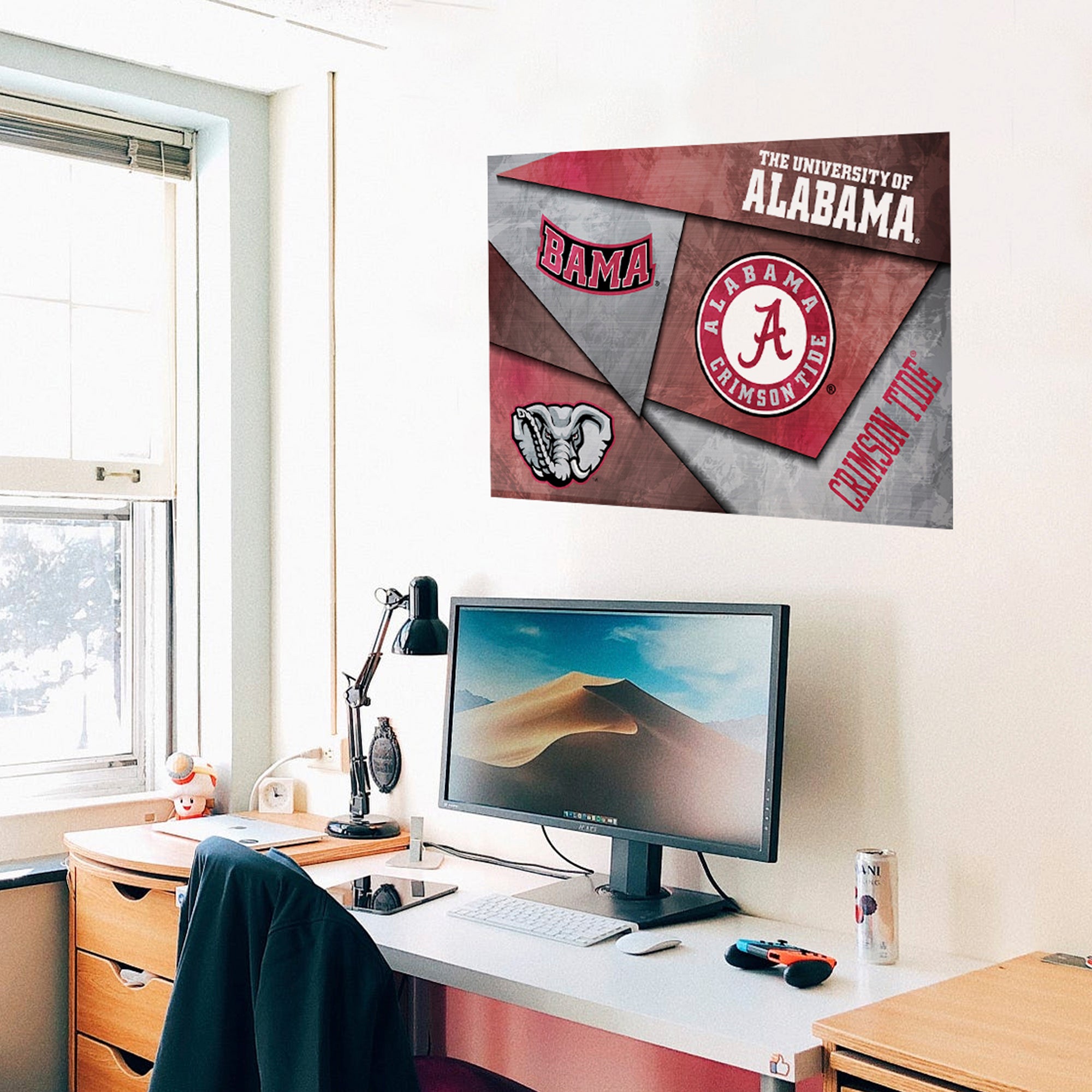 Alabama Crimson Tide Mosaic Poster 12" x 18"