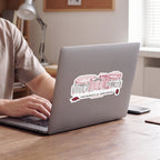 Arkansas Razorbacks Campus Line Art Decal 4" x 6"