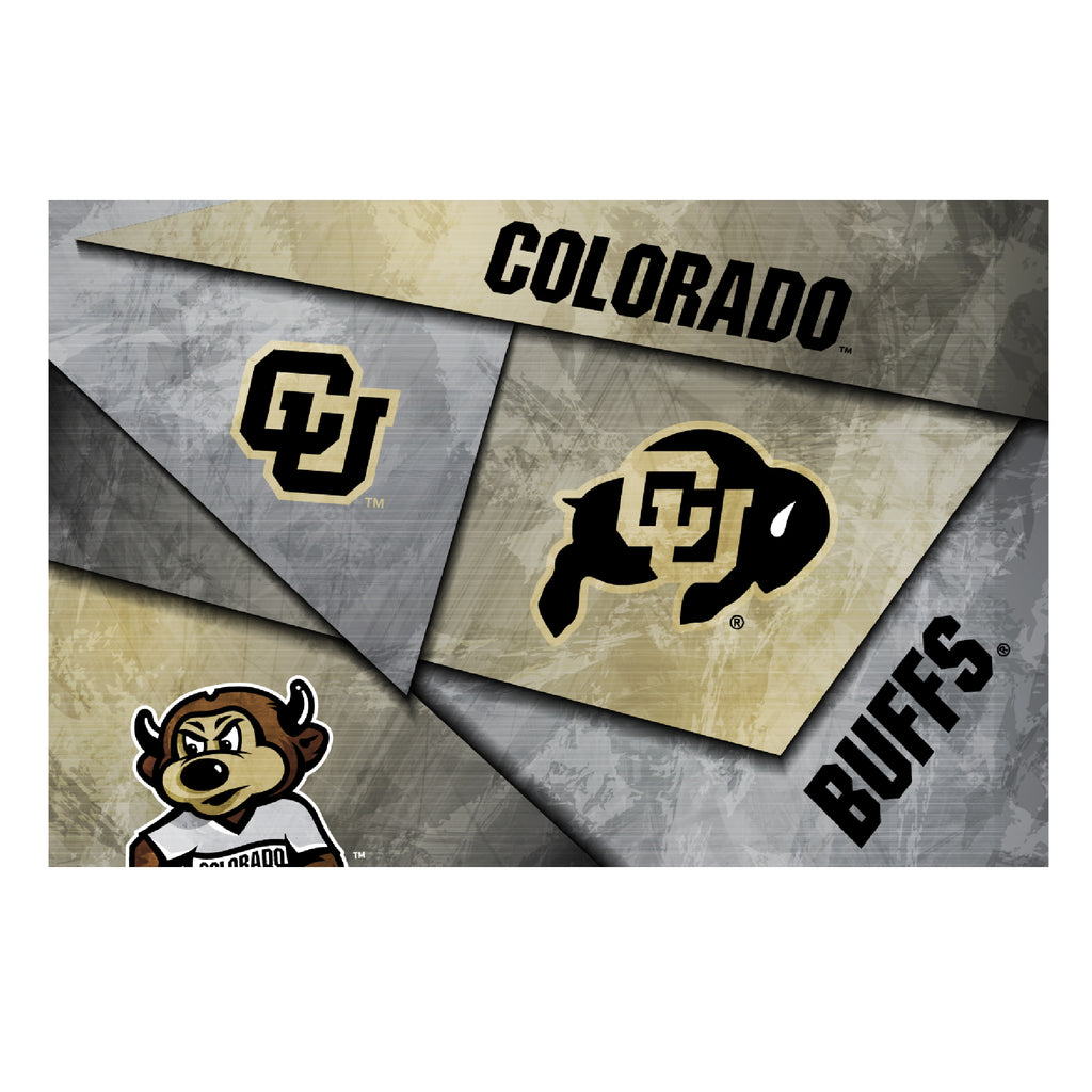 Colorado Buffaloes Mosaic Poster 16" x 24"