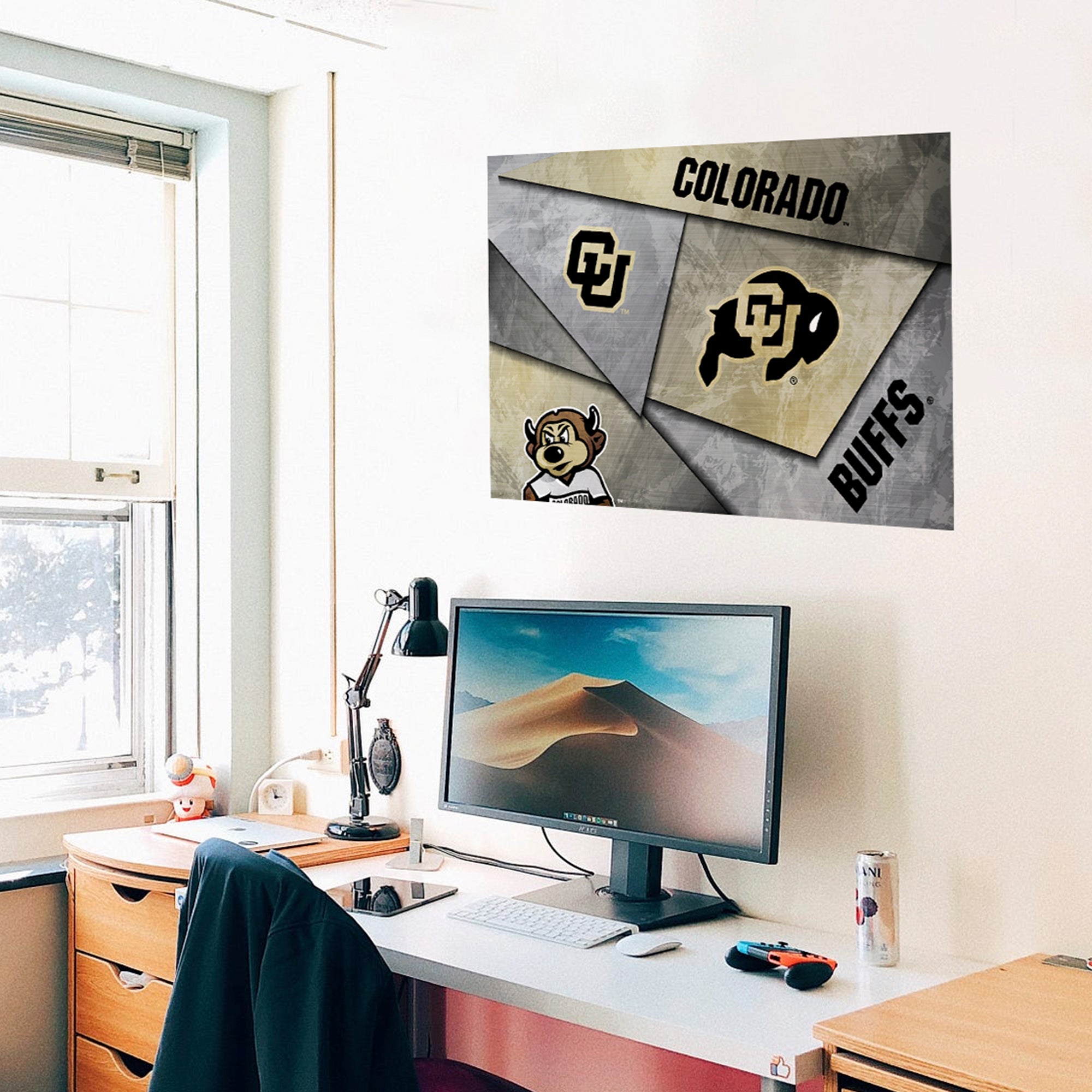 Colorado Buffaloes Mosaic Poster 12" x 18"