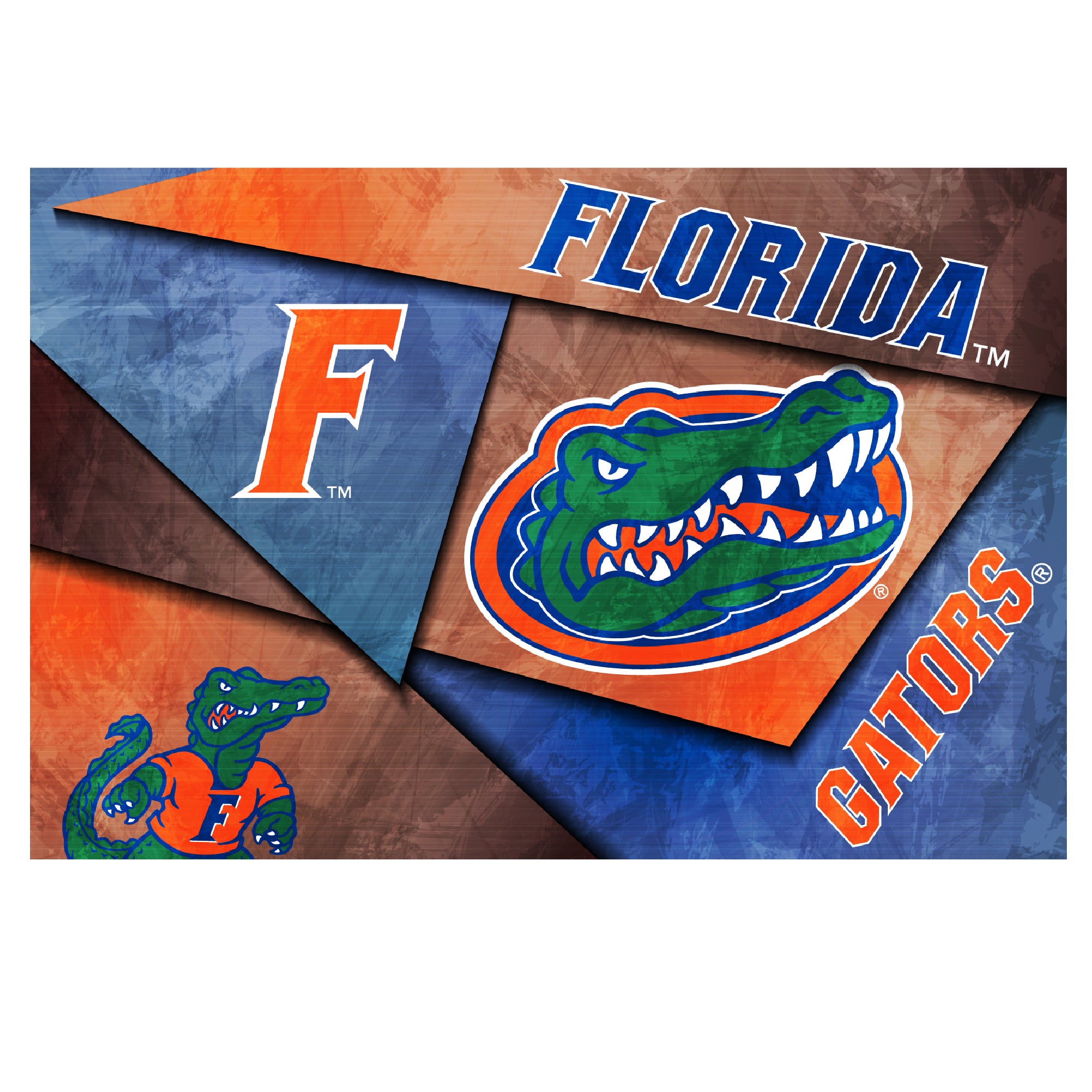 Florida Gators Mosaic Poster 12" x 18"